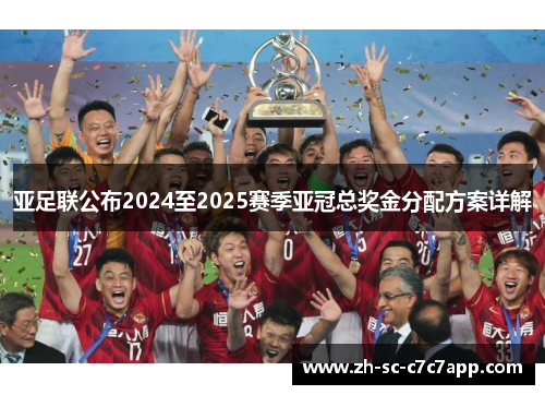 亚足联公布2024至2025赛季亚冠总奖金分配方案详解 亚足联公布2024至2025赛季亚冠总奖金分配方案详解