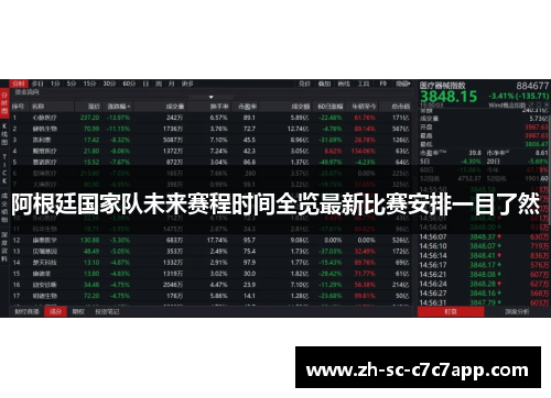 阿根廷国家队未来赛程时间全览最新比赛安排一目了然